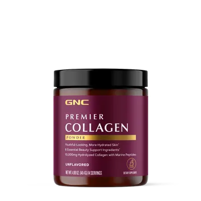 Premier Collagen Powder Formula Premium de Colagen fara Aroma, 141.4 g, GNC