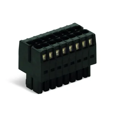 1-conductor female connector, 2-row; 100% protected against mismating; direct marking; 1.5 mm²; Pin spacing 3.5 mm; 24-pole; 1,50 mm²; black