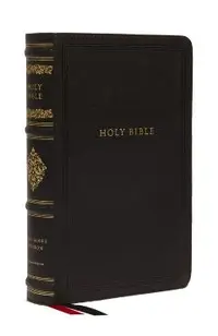 KJV Large Print Reference Bible, Black Leathersoft, Red Letter, Comfort Print, Thumb Indexed (Sovereign Collection): Holy Bible, King James Version -