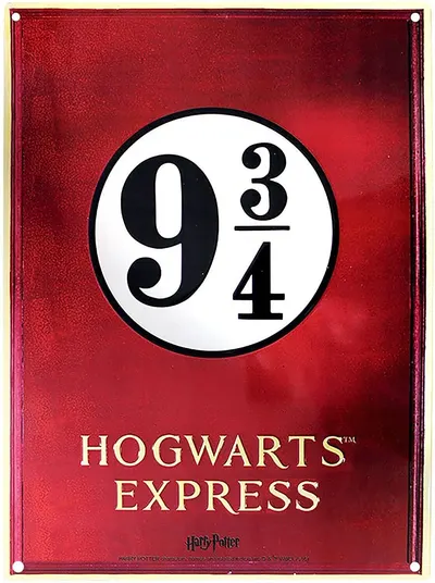 Poster metalic ABYstyle Movies: Harry Potter - Platform 9 3/4