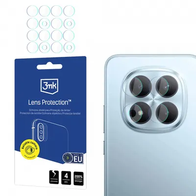 Folie de protectie Camera Spate 3MK Protection pentru Xiaomi Redmi Note 15 Pro+ 5G, Sticla Flexibila, Set 4 bucati, Transparenta
