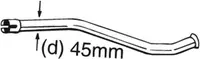 Teava esapament potrivit CITROEN AX 1.0 1.1 1.4 07.86-12.98