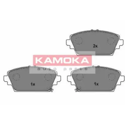 Set placute frana, frana disc KAMOKA JQ1013160