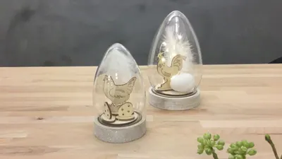 Set de 2 decorațiuni pentru Paște