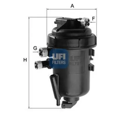 Filtru combustibil UFI 55.175.00