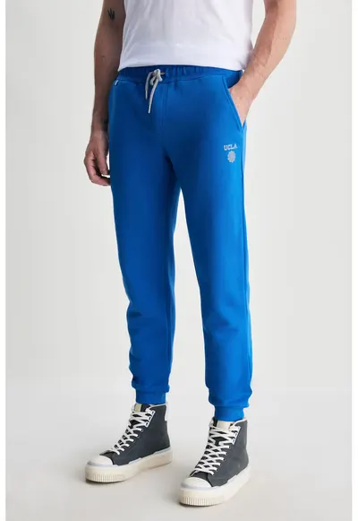 Pantaloni de trening din amestec de bumbac Luskin