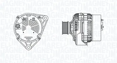 Alternator (12V, 90A) potrivit JOHN DEERE 5000 4045-4045HL286 01.08