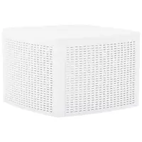 Gossi masuta laterala, alb, 54 x 54 x 36,5 cm, plastic