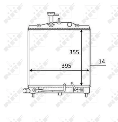 Radiator motor (Automat) potrivit KIA PICANTO 1.1