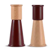 Set de râșnițe de sare și piper roșu/în culoare naturală 2 buc. din ceramică Gurken – Sagaform