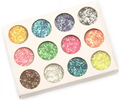 Brocart pentru decorare Em Art - Multicolor (12 x 1.5 g), sortiment