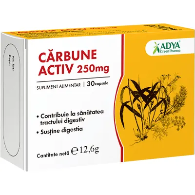 Carbune Activ 250mg 30cps
