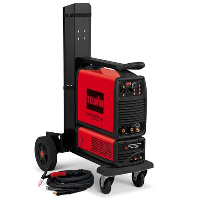 SUPERIOR TIG 421 AC/DC AQUA + ACC. + TROLLEY - Aparat de sudura Telwin TIG cu sistem de racire si accesorii in carucior