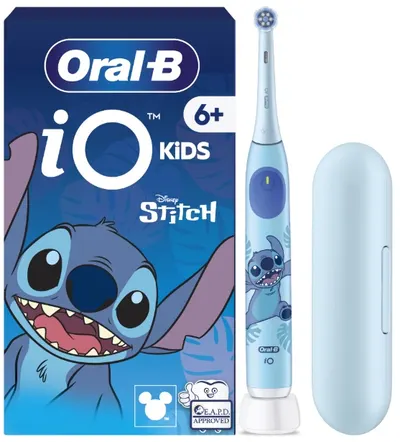 Periuță de dinți electrică Oral-B - iO Kids, 1 capăt, Stitch