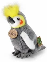 Jucărie de pluș Rappa Eco friends - Papagal Corella, 18 cm