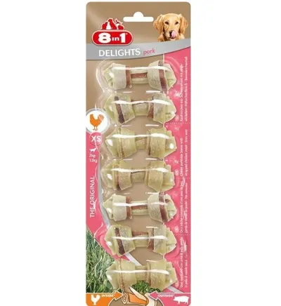 8in1 Oase Delights porc XS