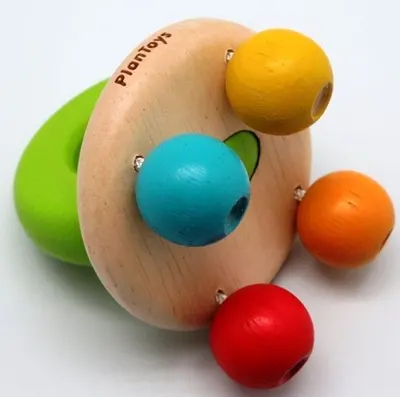 Jucarie din lemn - Bell Rattle