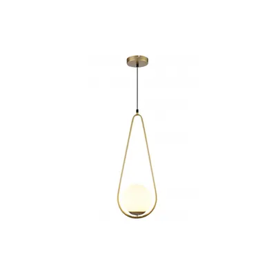 Lampa tavan - Ceiling fixture CIKLOP,7542,AC220-240V,50/60Hz,1*E27, IP20, Diameter 20 CM, single, gold