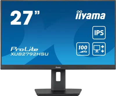 Monitor IIYAMA - ProLite XUB2792HSU-B6, 27'', FHD, IPS, 0.4ms, USB Hub, negru