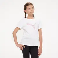 Tricou bumbac Educație fizică ADIDAS Alb Fete