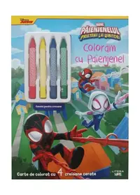 Marvel. Păienjenelul și prietenii lui uimitori. Colorăm cu Păienjenel - Paperback - Disney