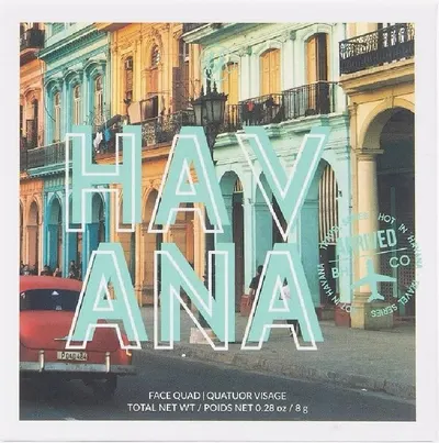BH Cosmetics Paletă facială Havana, 4 culori
