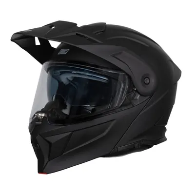 Casca moto Origine Adventure Solid rabatabila cu ochelari, culoare negru mat, marime M