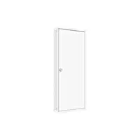 Flush-mounted frame flat + door 2-24, 3-part system, 100mm