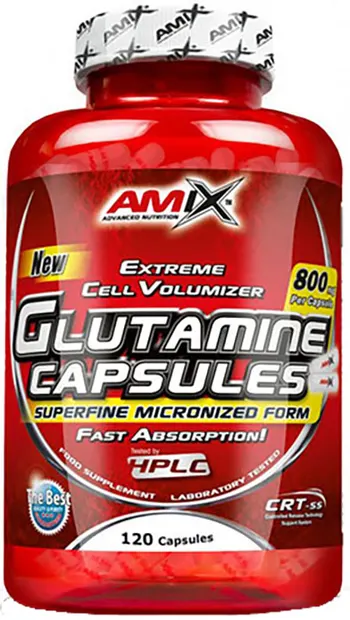 L-Glutamine, 800 mg, 120 capsule, Amix