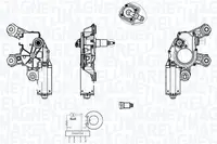 Motor stergator Spate potrivit AUDI A3, A4 B6, A4 B7, Q5, Q7 04.01-05.17