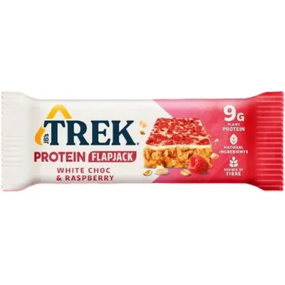 Baton Proteic cu Ciocolata Alba si Zmeura 50g