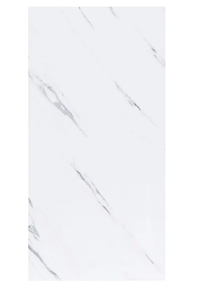 UB Set 5 Placi autoadezive CLS-011 pentru perete tip marmura 30 x 60 cm ALB CU DUNGI