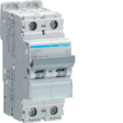 Disjunctor 2P, 0, 5A, 10kA, C, 2M