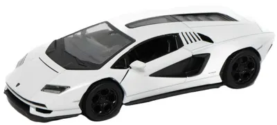 Mașinuță metalică Kinsmart - Lamborghini Countach LPI 800-4, 1:36, alb