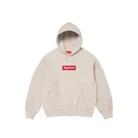 Hoodie Box Logo FW24 Stone