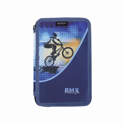 Penar neechipat, 2 fermoare, 20x4.5x13cm, BMX, Herlitz