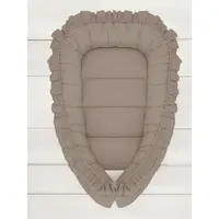 Cosulet bebelus MimiNu pentru dormit Baby Nest 55x75 cm Colectia Royal Mocha