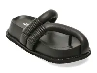 Papuci GRYXX negri, 67310, din piele naturala