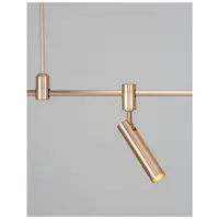 Sistem iluminat pe sina DECORATIVE MAGNETIC Satin Brass Aluminiu LED 5 Wat DC24V 330Lm 3000L