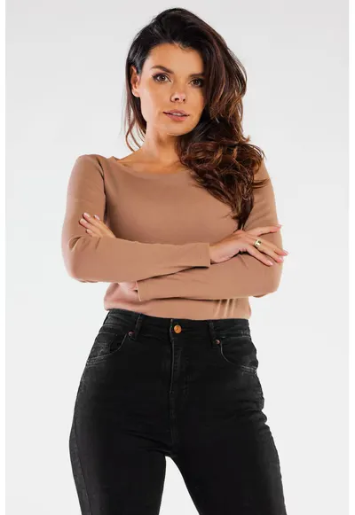 Bluza dama - Bumbac/Elastan - Bej2
