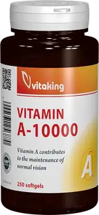 Vitamina A 10.000UI, 250 capsule gelatinoase, Vitaking