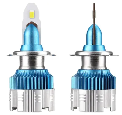 Set 2 becuri LED H1 Lumina Alba 8000k Ventilatie Automata