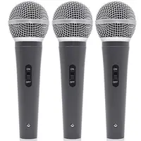 Set 3 microfoane mana + 3 bucati nuca microfon BoomTone DJ MIC 300