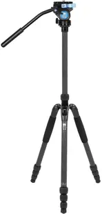 Trepied SIRUI - T-024SK Carbon + Head VA-5X, negru