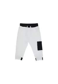 Pantaloni cu detaliu buzunar negru - Feeling Good - Alb - pentru baietei - Alb