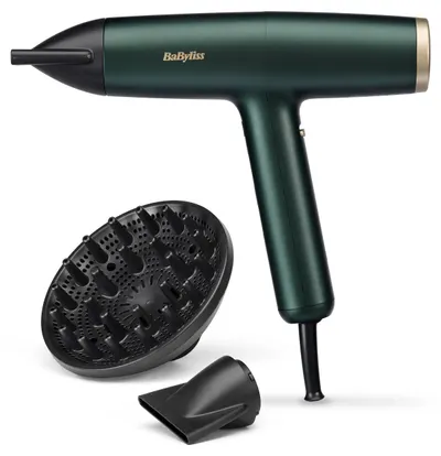 Uscător de păr BaByliss - Air Power Pro D6555DE, 1700 W, 4 trepte, verde