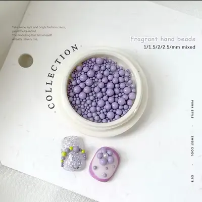 Decor unghii Bubble Purple 03