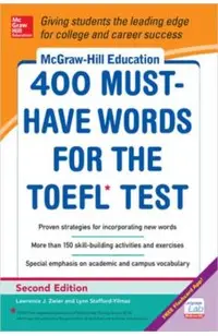 McGraw-Hill Education 400 Must-have Words for the TOEFL