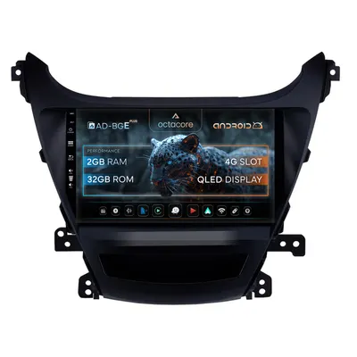 Navigatie Hyundai Elantra (2012-2014), Android, E-Octacore 2GB RAM + 32GB ROM, 9Inch - AD-BGE9002+AD-BGRKIT177