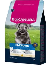 EUKANUBA Mature Small Breeds Chicken 3 kg hrană câini maturi rase mici, bogată în pui proaspăt
